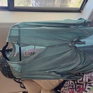 Light green jane and delancey size one x blouse